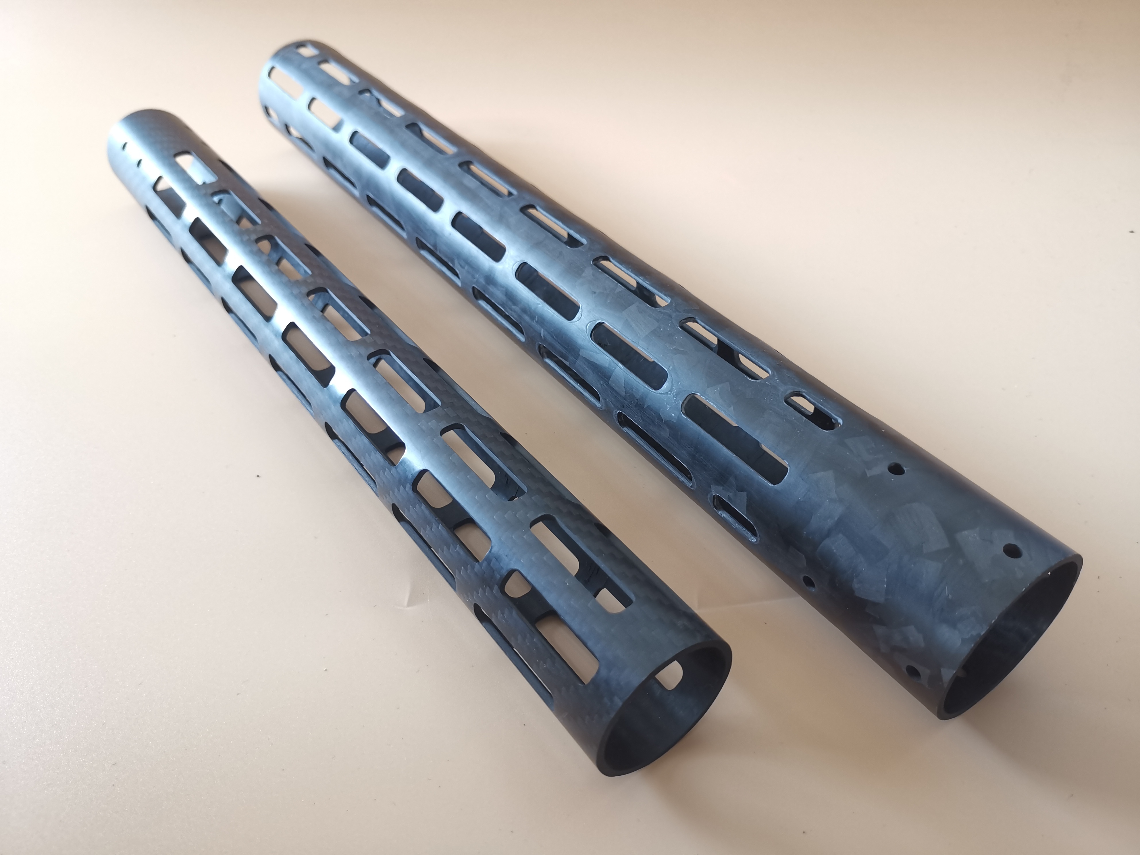 CNC cutting drilled carbon fiber rod pole pipe 30mm 32mm 36mm 40mm