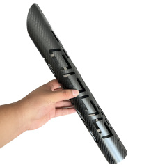 CNC cutting drilled carbon fiber rod pole pipe 30mm 32mm 36mm 40mm