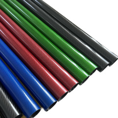 Custom colorful carbon fiber tube pipe rod for sale