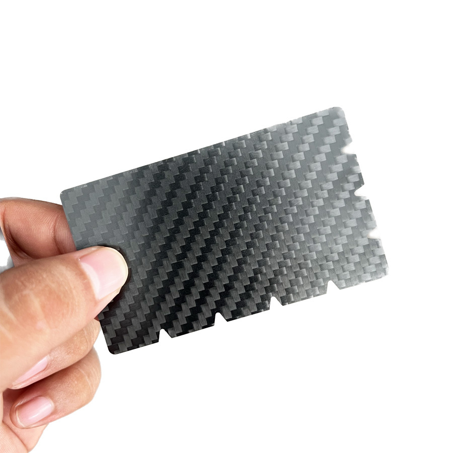 Carbon fiber card and straw carbon fiber plate