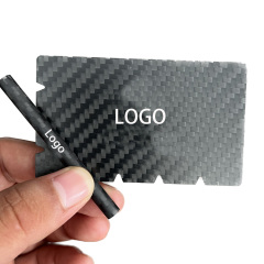 Carbon fiber card and straw carbon fiber plate