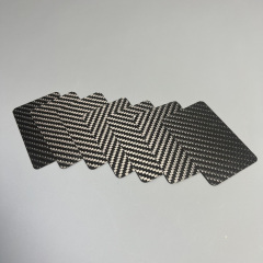 T300 0.4mm 0.6mm 3k carbon twill sheet business carbon card