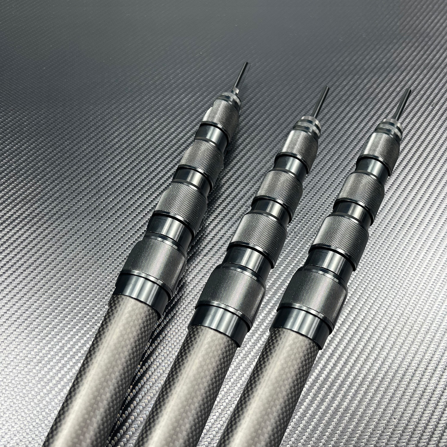 1.8m 2m 3m carbon fiber telescopic pole tube carbon tent pole