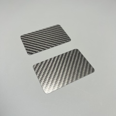 T300 0.4mm 0.6mm 3k carbon twill sheet business carbon card