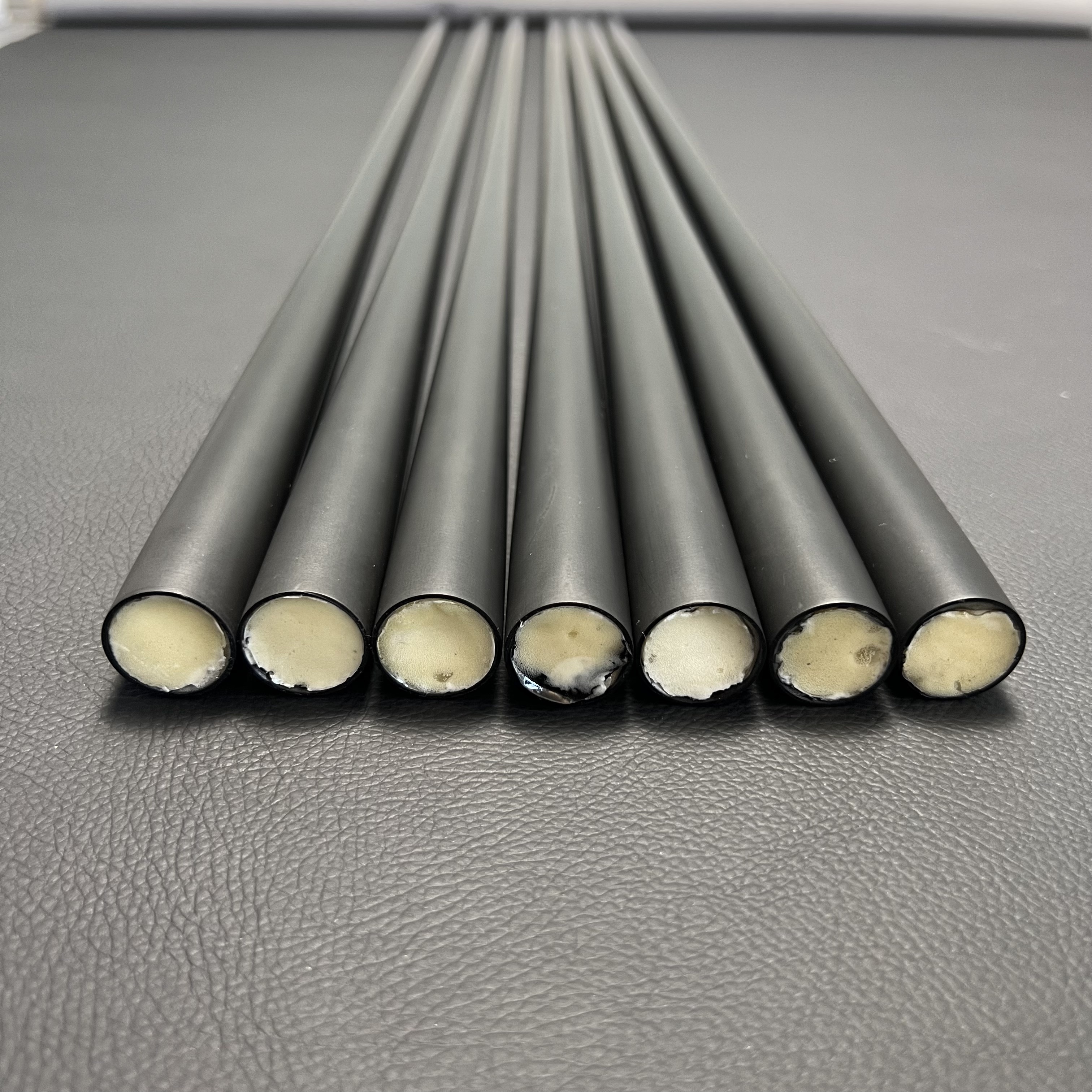 carbon cue shaft blank 10..5mm 11.8mm 12.4mm -filled