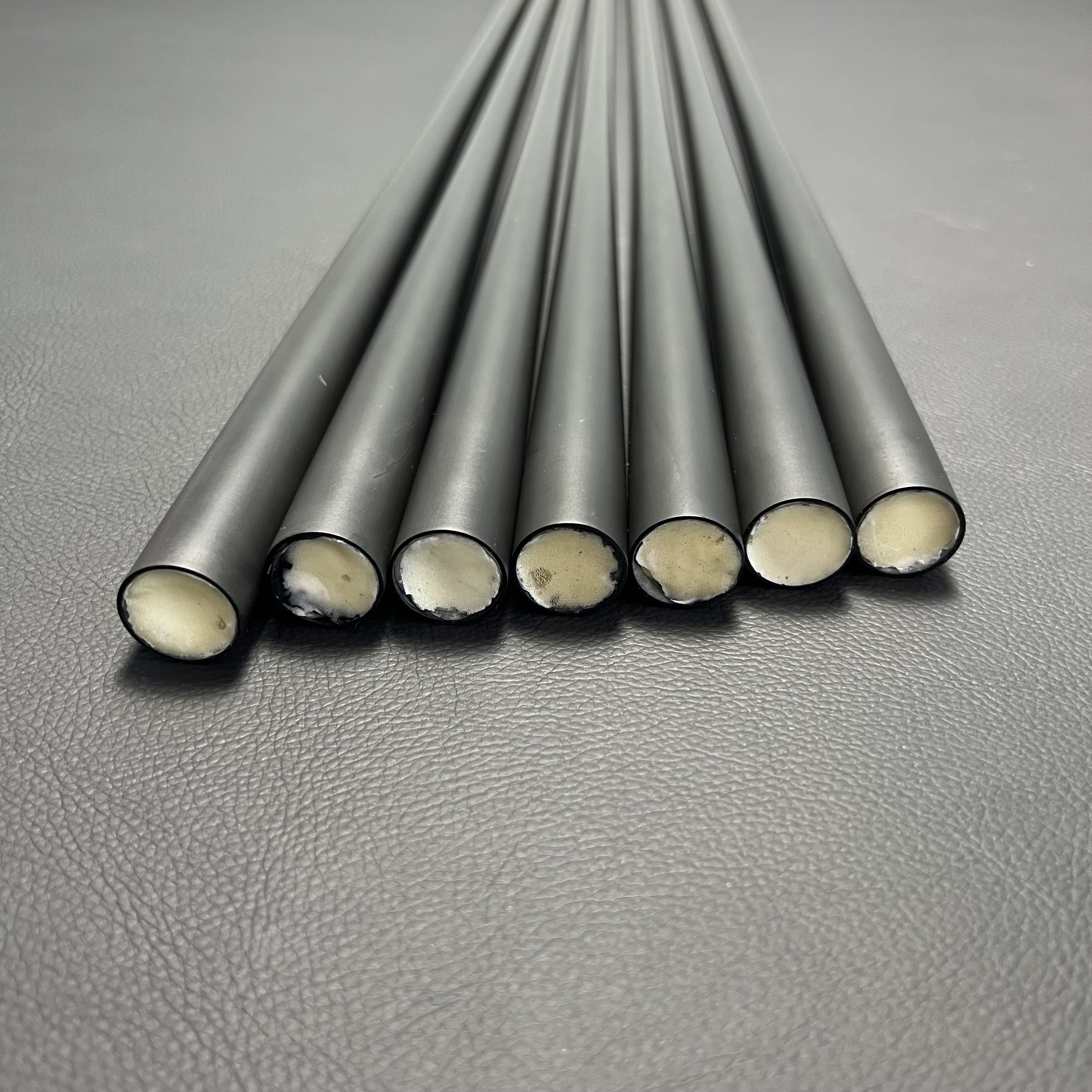 carbon cue shaft blank 10..5mm 11.8mm 12.4mm -filled