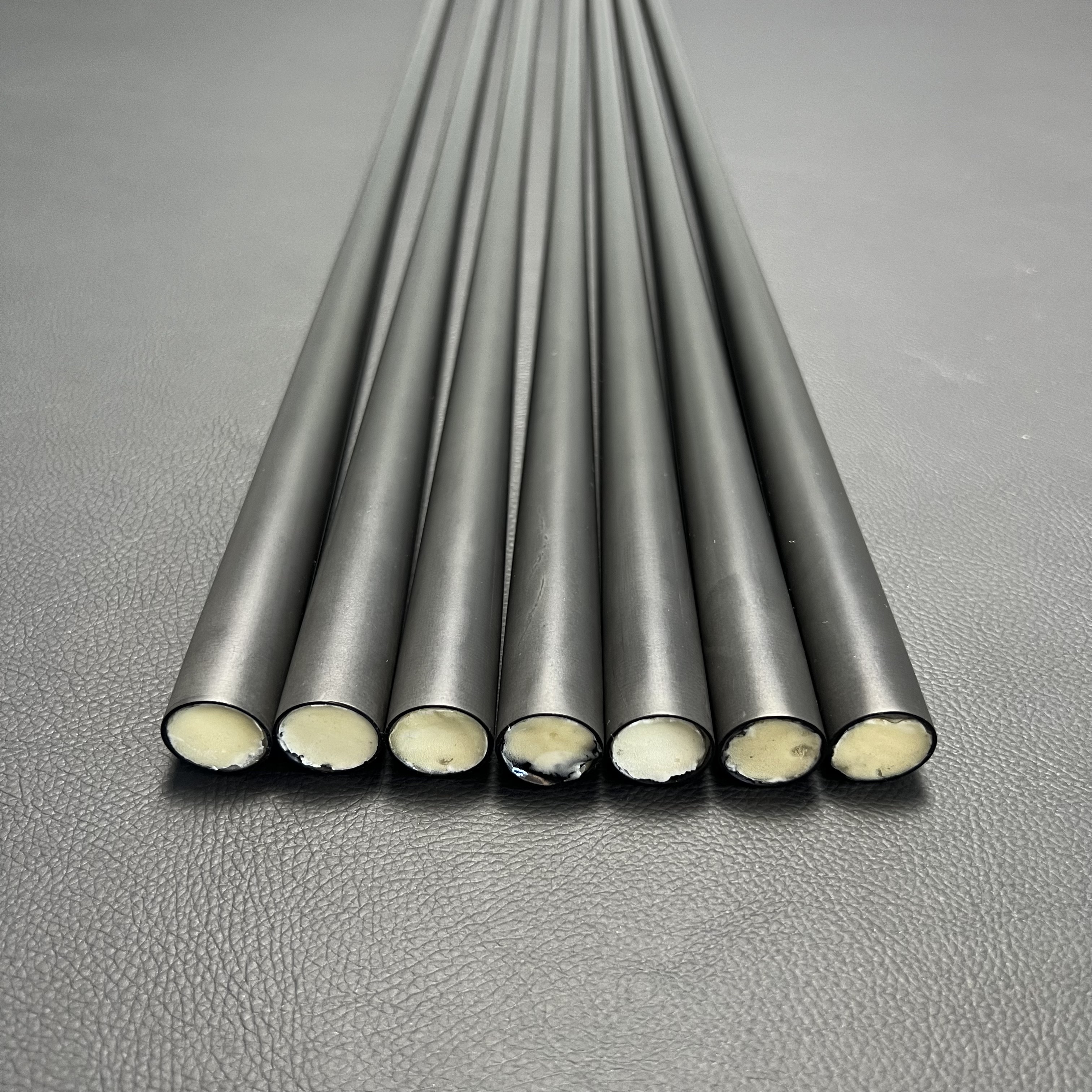 carbon cue shaft blank 10..5mm 11.8mm 12.4mm -filled