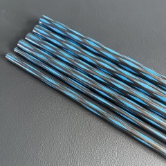 Custom high level diamond colored shiga carbon fiber tube for hookah