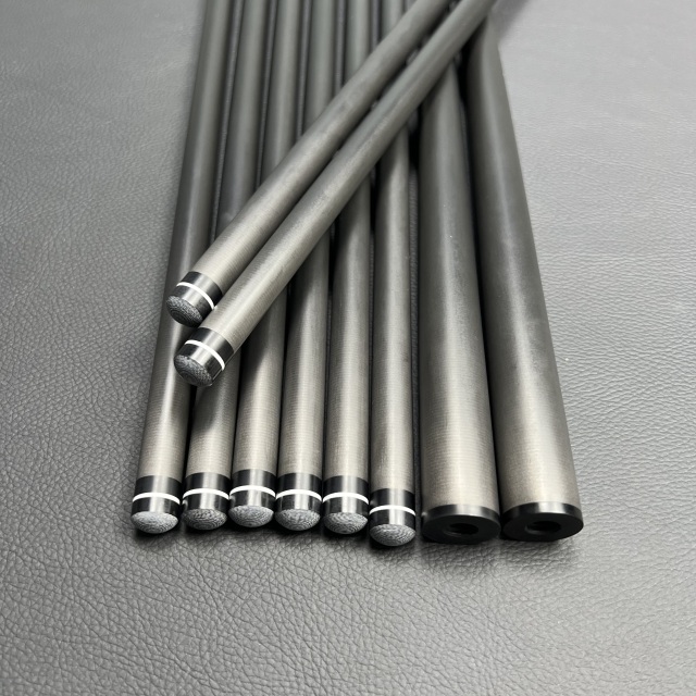 Carbon break cue shaft low deflection 12.8mm 13.9mm 13mm billiards cue sticks