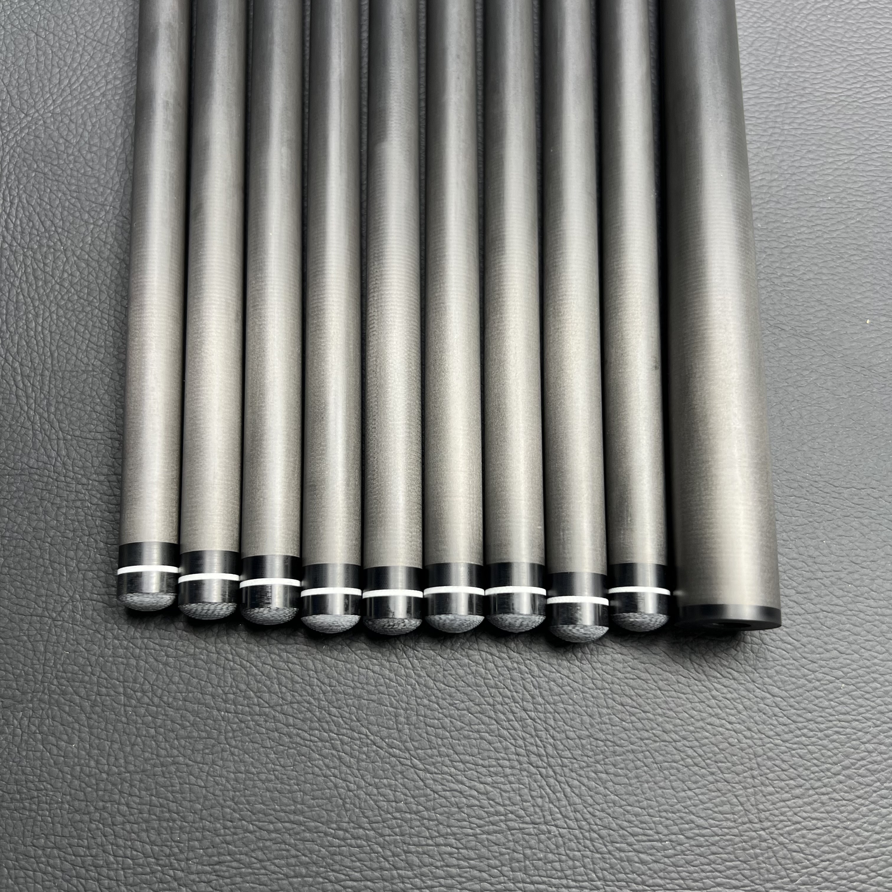 carbon break cue shaft 12.8mm 13mm 13.9mm custom Low deflection carbon pool cue stick