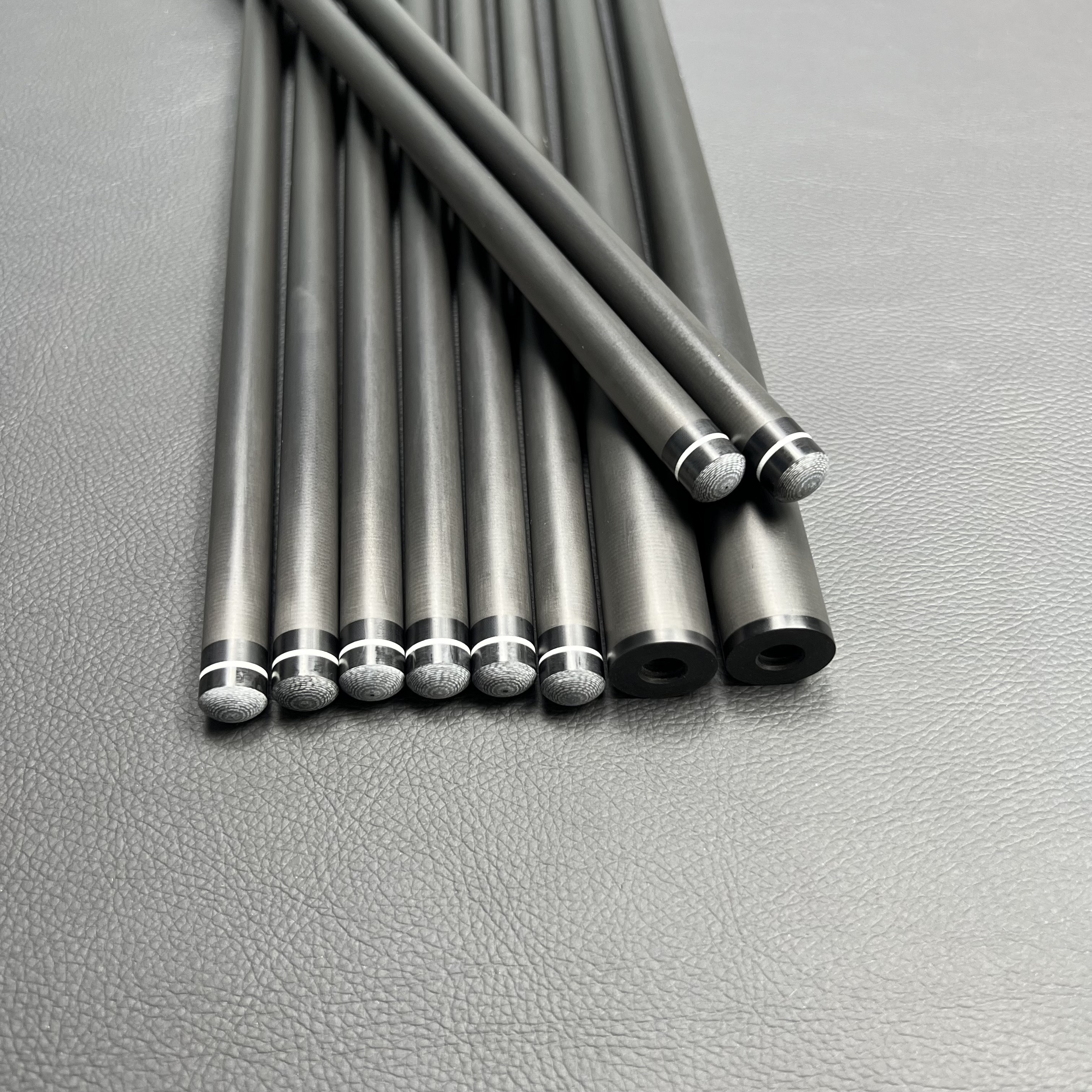 carbon break cue shaft 12.8mm 13mm 13.9mm custom Low deflection carbon pool cue stick