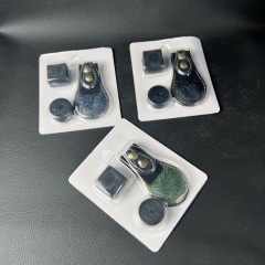New style leather Pool cue chalk holders with magnets