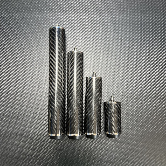Custom carbon cue extension 2inch 4inch 6inch 8inch predator pin with bumper