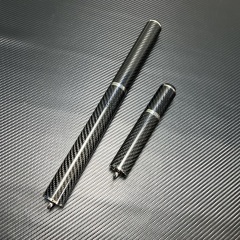 Custom carbon cue extension 2inch 4inch 6inch 8inch predator pin with bumper