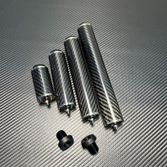 Custom carbon cue extension 2inch 4inch 6inch 8inch predator pin with bumper