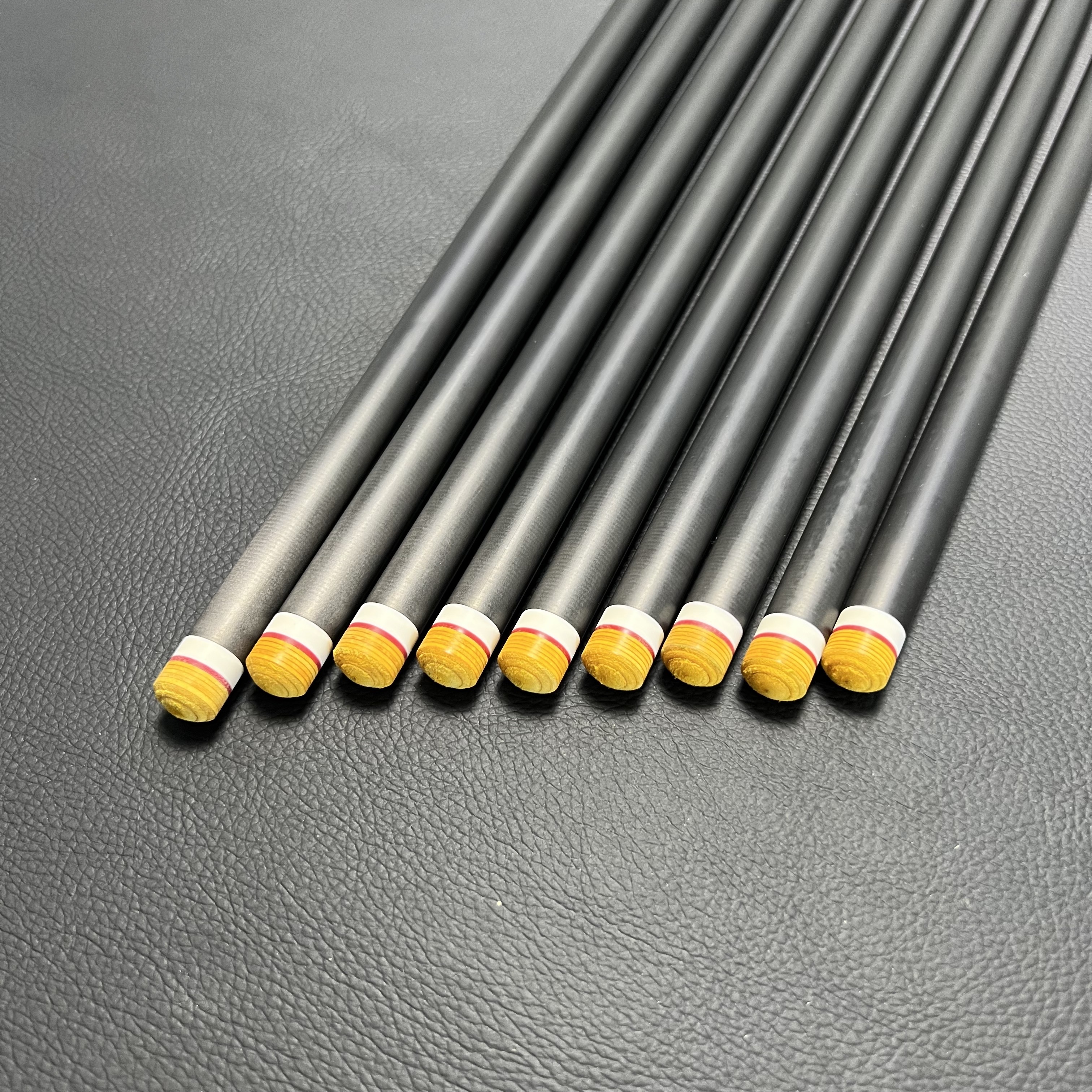 Ultra Low Deflection Good Straightness 11.8 11.5 12,2 12.4 Carbon Fiber Billiards Pool Cue Shaft