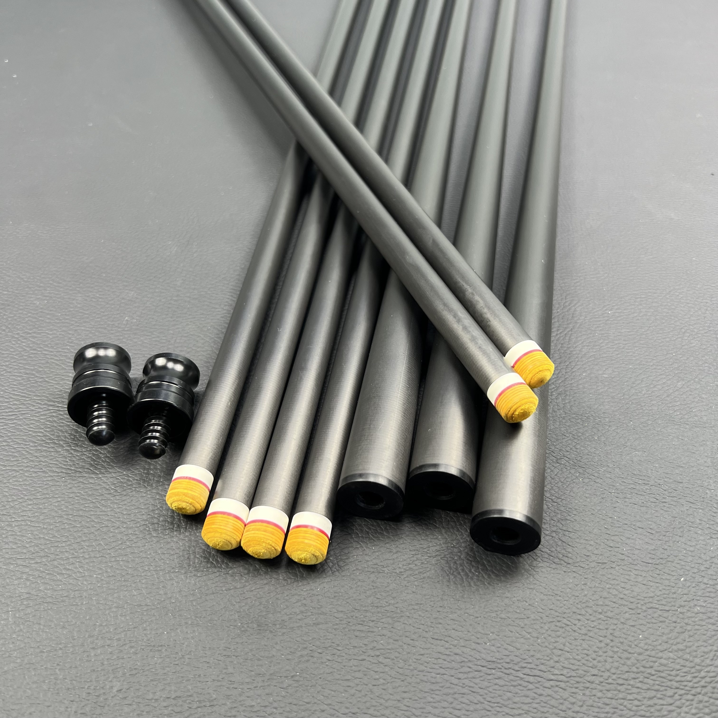 Ultra Low Deflection Good Straightness 11.8 11.5 12,2 12.4 Carbon Fiber Billiards Pool Cue Shaft