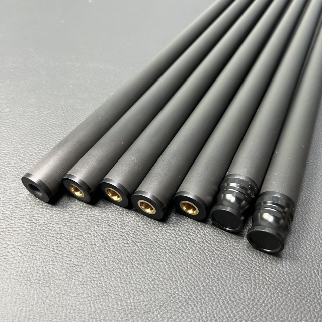 10.5 11.5mm Ultra Low Deflection Good Straightness Carbon Fiber Billiards Pool Cue Shaft