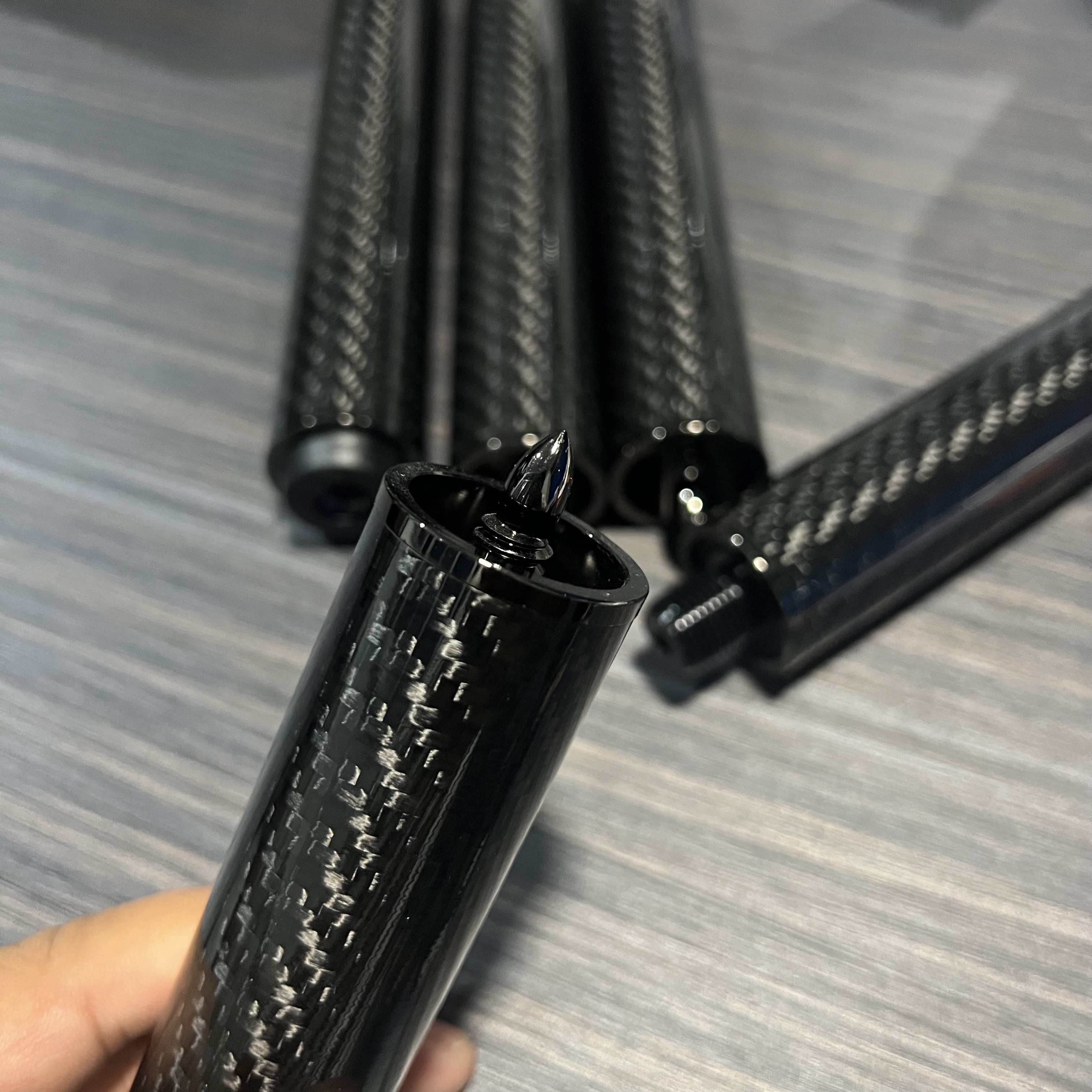Predator Pin All Black High Level Professional Custom 8inch Cue Extension