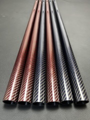 Break Cue butt Red Blue glossy carbon fiber butt blank