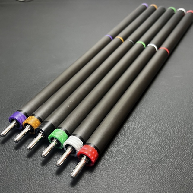 Full Carbon Jump Cue 3pieces 13.9mm Big Power Jump Cue With Dragon Juma Color Rings