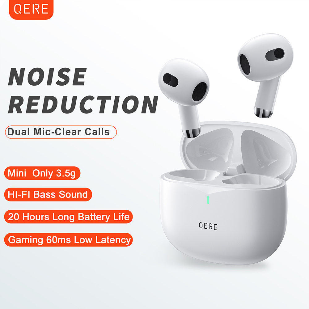 QERE E28  Wireless TWS Bluetooth Earphone Earbud Wireless Earphone Earbuds In-Ear Headphones Earphone Bluetooth Earbuds