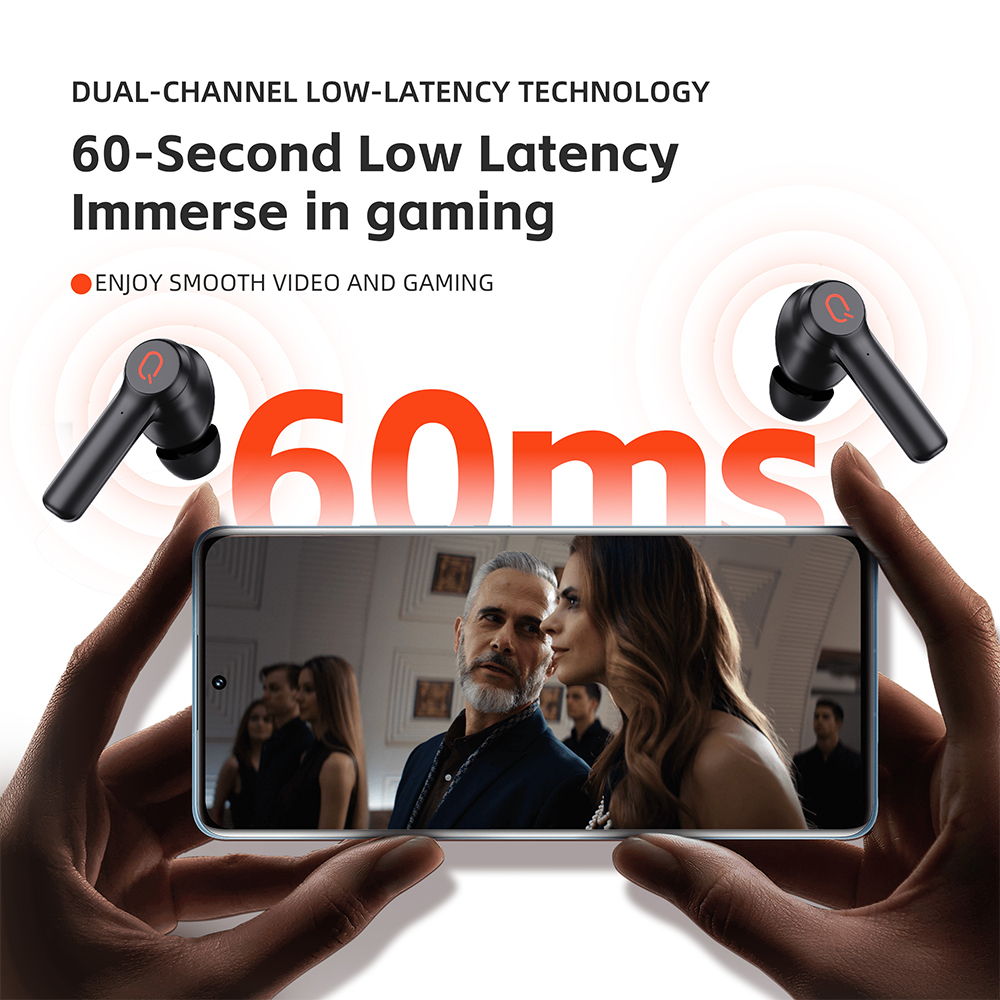 QERE E20 TWS True Stereo Waterproof In Ear Headset Wireless Headphones Wireless Earphones Earbud