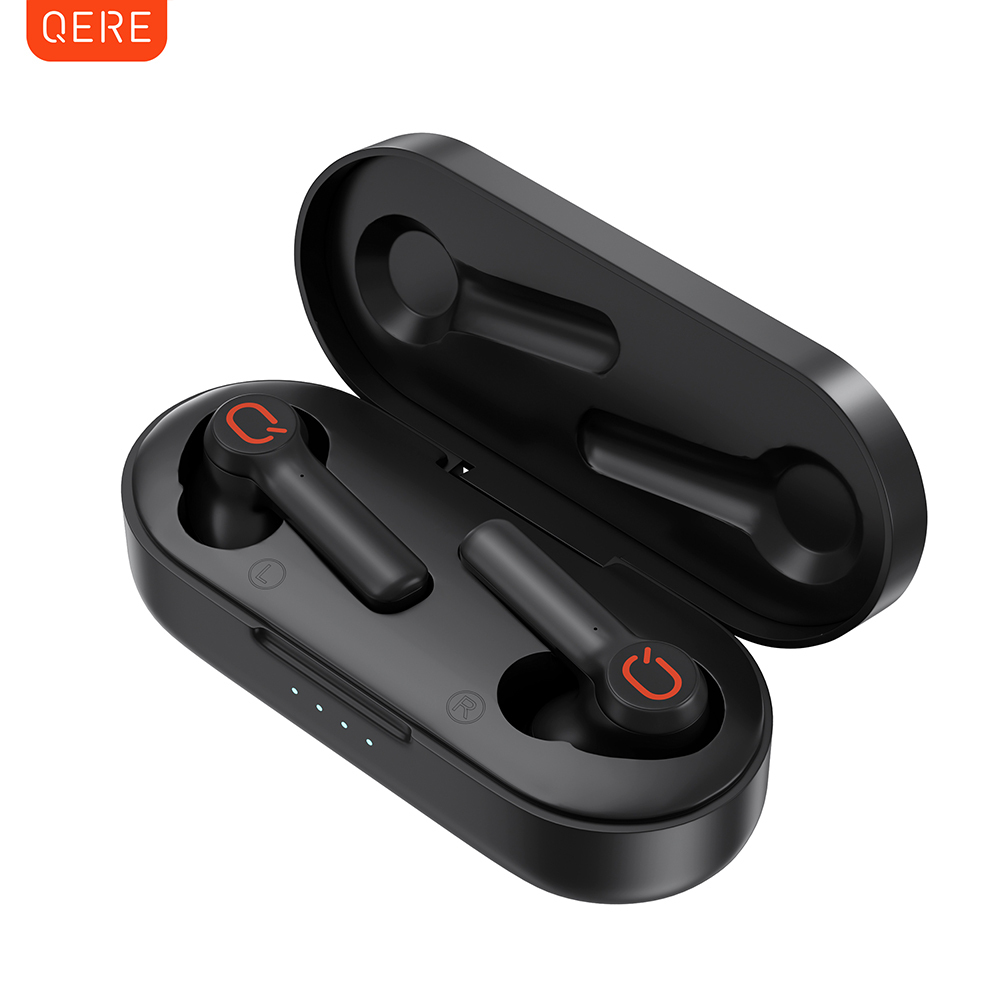 QERE E20 TWS True Stereo Waterproof In Ear Headset Wireless Headphones Wireless Earphones Earbud