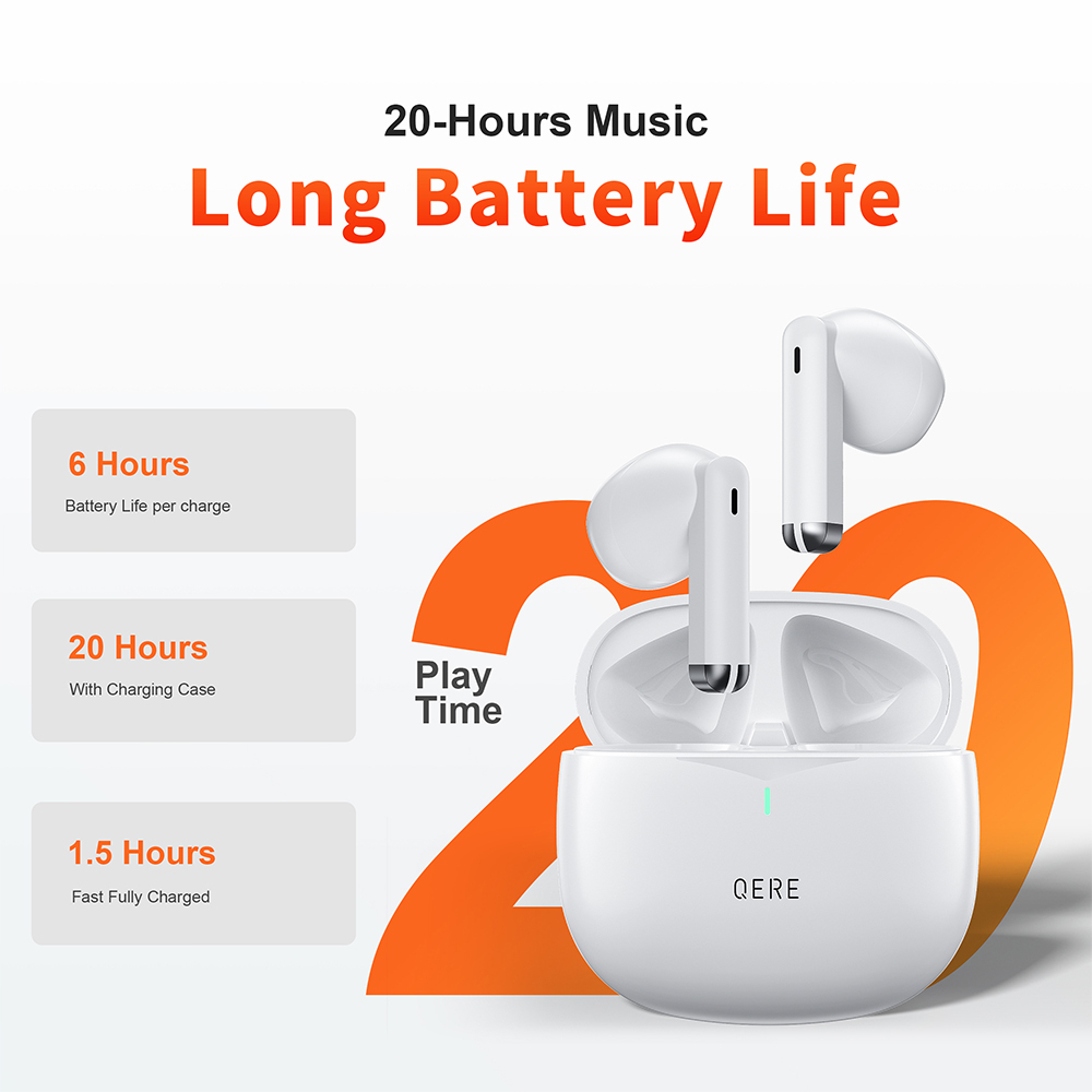 QERE E28  Wireless TWS Bluetooth Earphone Earbud Wireless Earphone Earbuds In-Ear Headphones Earphone Bluetooth Earbuds