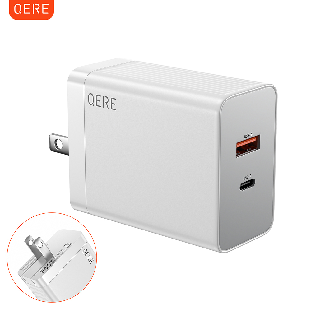 PD 65W GaN Phone Universal Adapters US Plug Safe Type C USB Intelligent Fast Charging Mini Portable Fast Charger