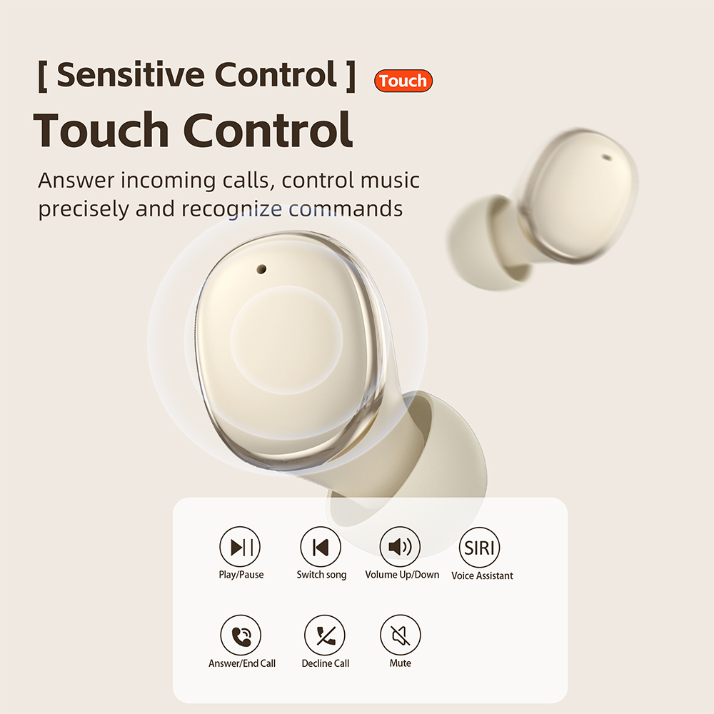 QERE E30 In Ear TWS Sport Headset Noise Cancellation Gaming Blue tooth Earbuds Wireless Headphones Earphone