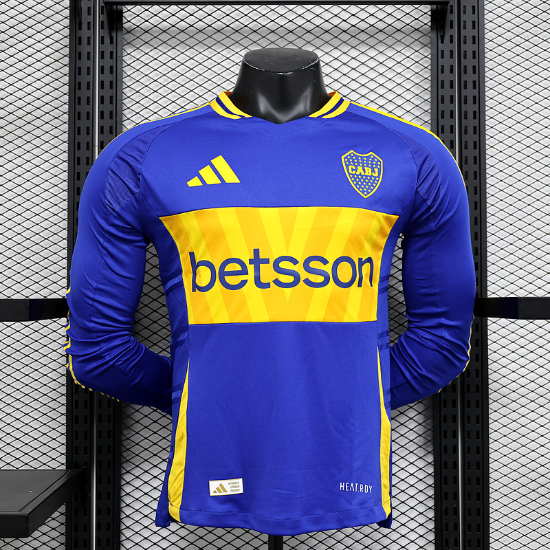 24-25 BOCA JUNIORS HOME LONG SLEEVE PLAYER VERSION