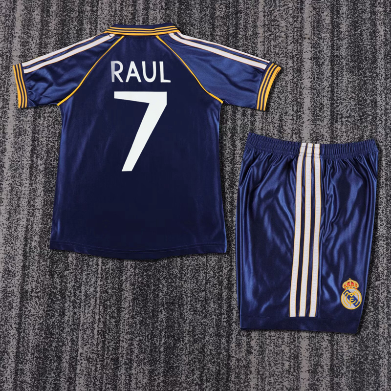 1998-99 REAL MADRID THIRD AWAY KIDS KIT