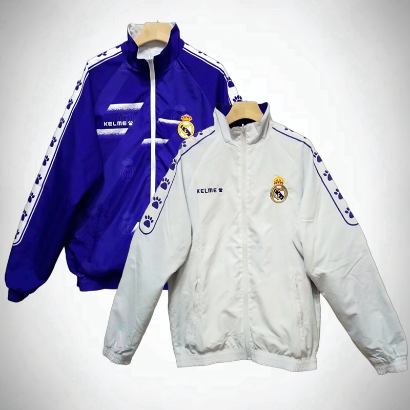 REAL MADRID TRAINING WINDBREAKER （DOUBLE SIDED ）
