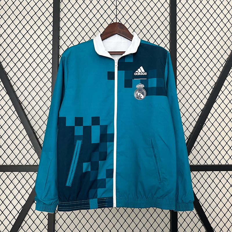 2017-18 REAL MADRID TRAINING WINDBREAKER （DOUBLE SIDED）