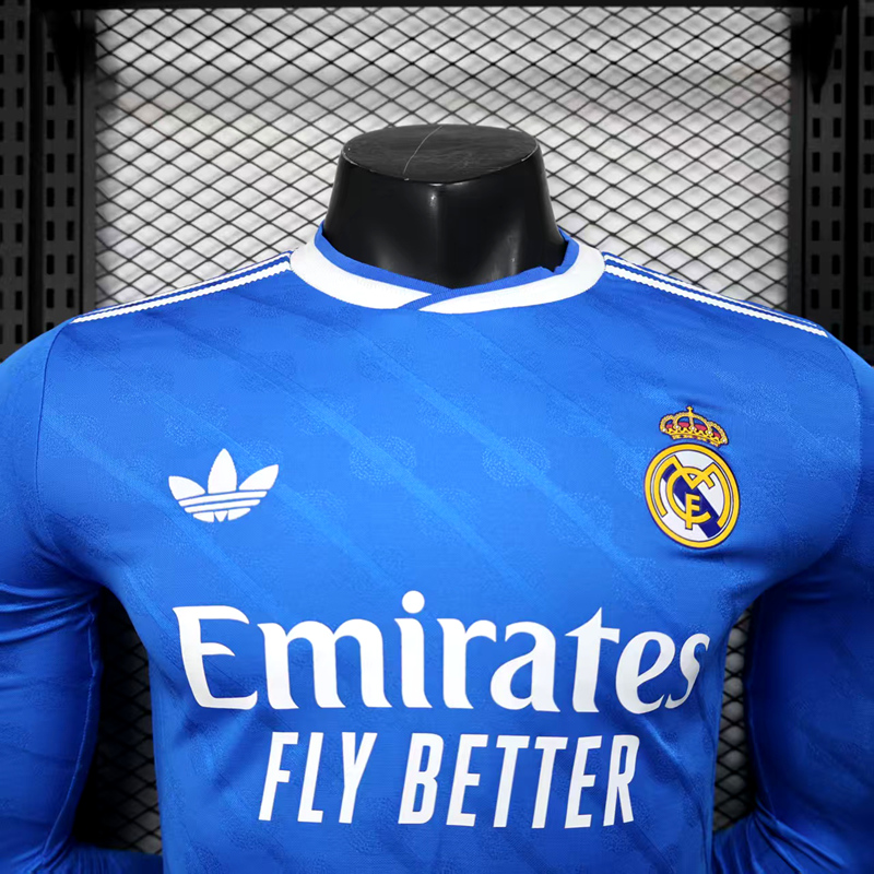 2025-26 REAL MADRID THIRD AWAY PLAYER VERSION LONG SLEEVE