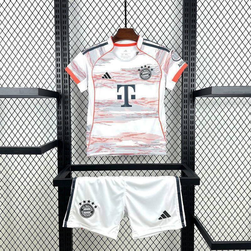 2025-26 BAYERN MUNICH AWAY MEN AND KIDS KIT