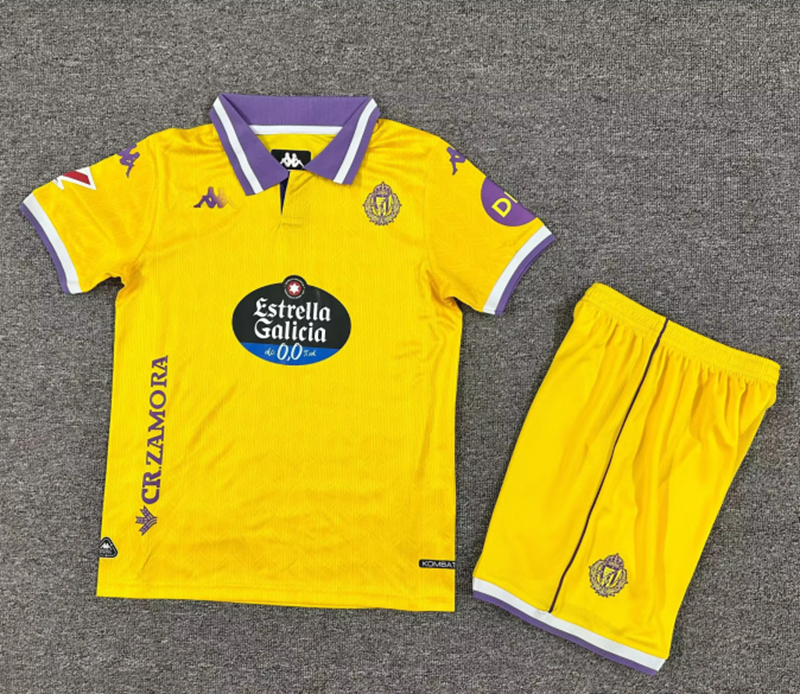 2025-26 REAL VALLADOLID THIRD AWAY KIDS KIT