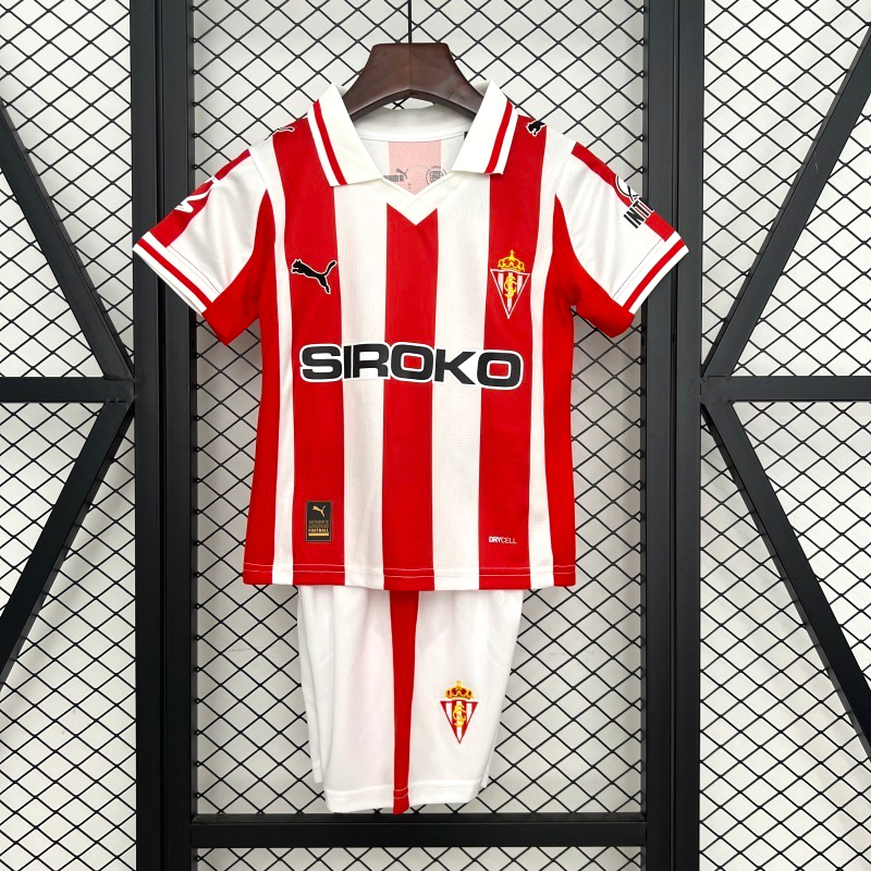 2025-26 SPORTING GIJON HOME KIDS KIT
