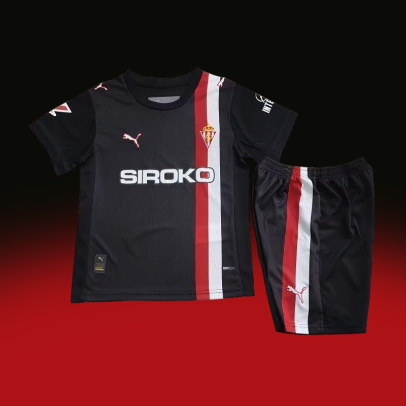 2025-26 SPORTING GIJON AWAY KIDS KIT