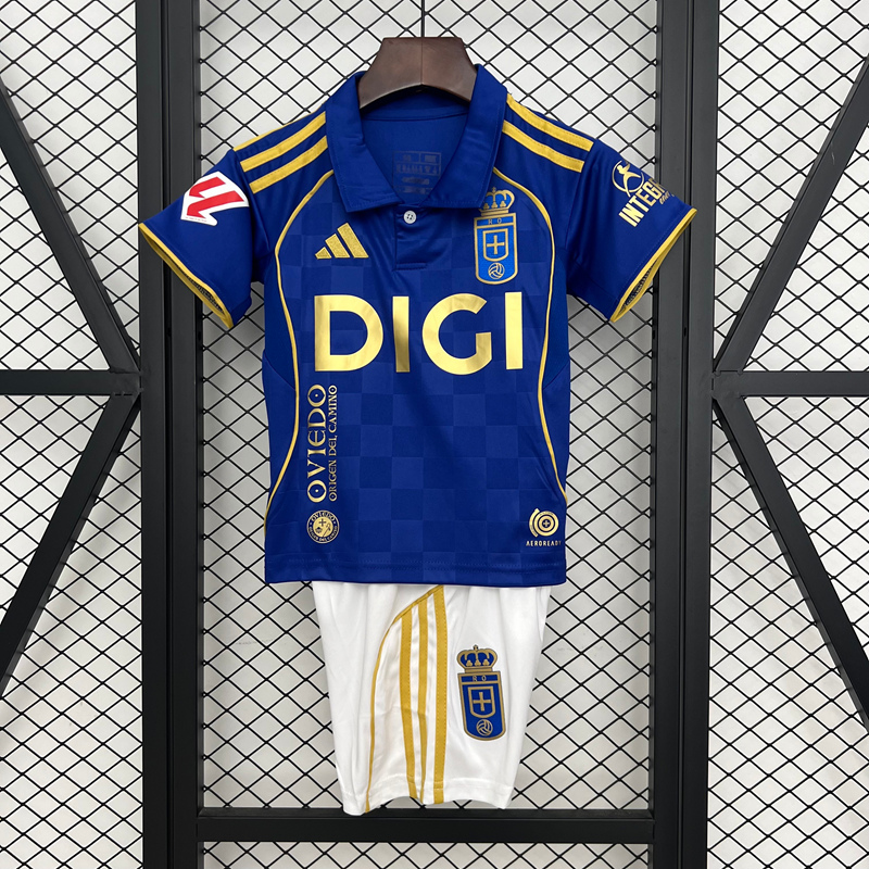 2025-26 REAL OVIEDO HOME KIDS KIT