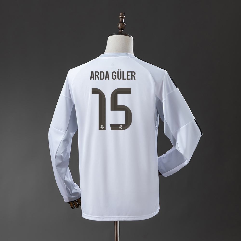 2025-26 REAL MADRID LONG SLEEVE HOME （FAN VERSION）