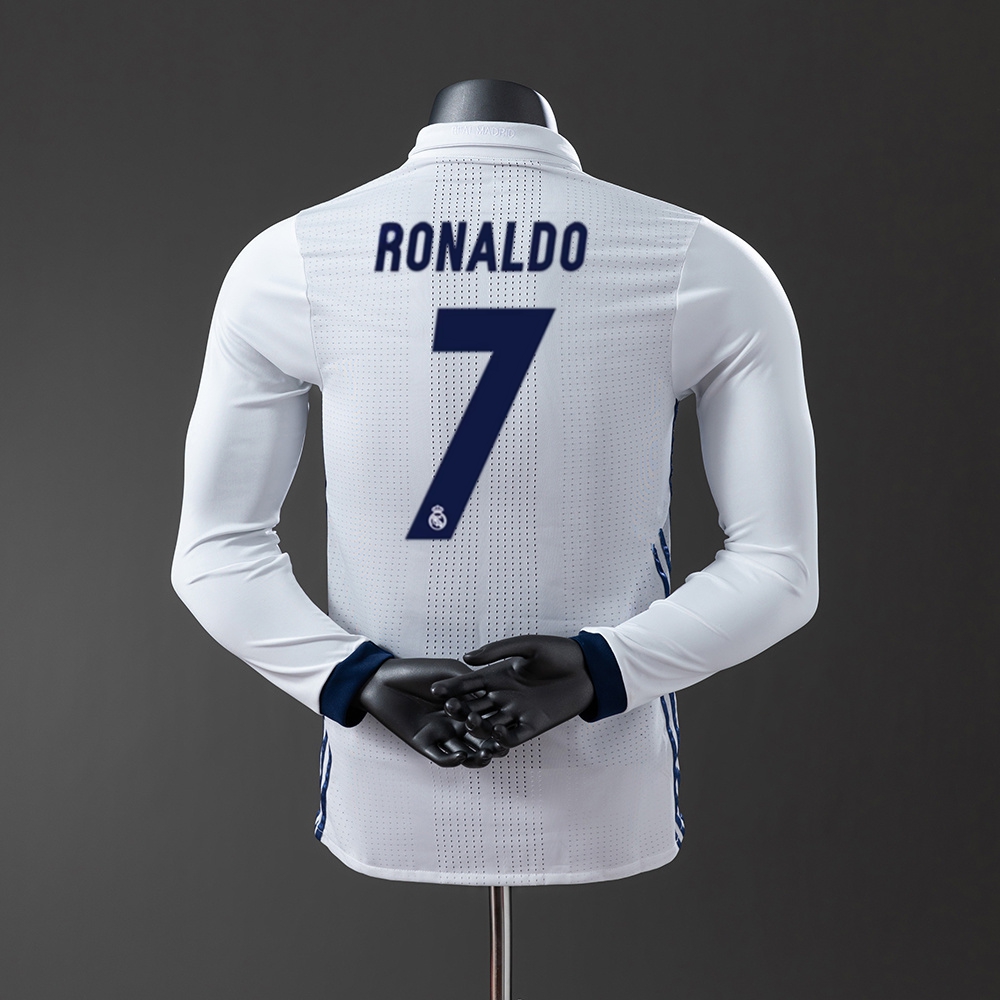 2016-17 REAL MADRID LONG SLEEVE PLAYER VERSION HOME