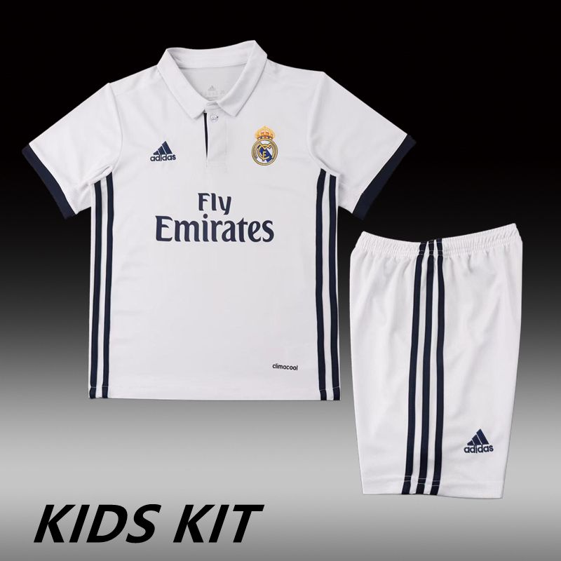 2016-17 REAL MADRID HOME KIDS KIT