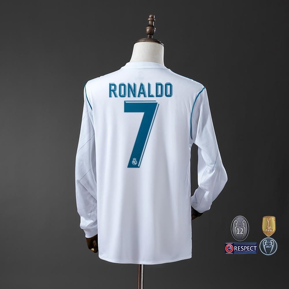 2017-18 REAL MADRID HOME LONG SLEEVE
