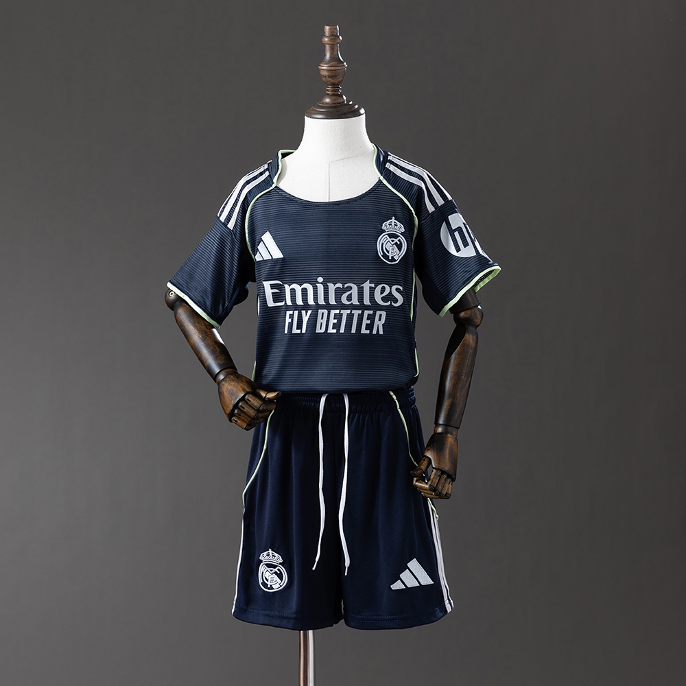 2025-26 REAL MADRID AWAY MEN AND KIDS KIT