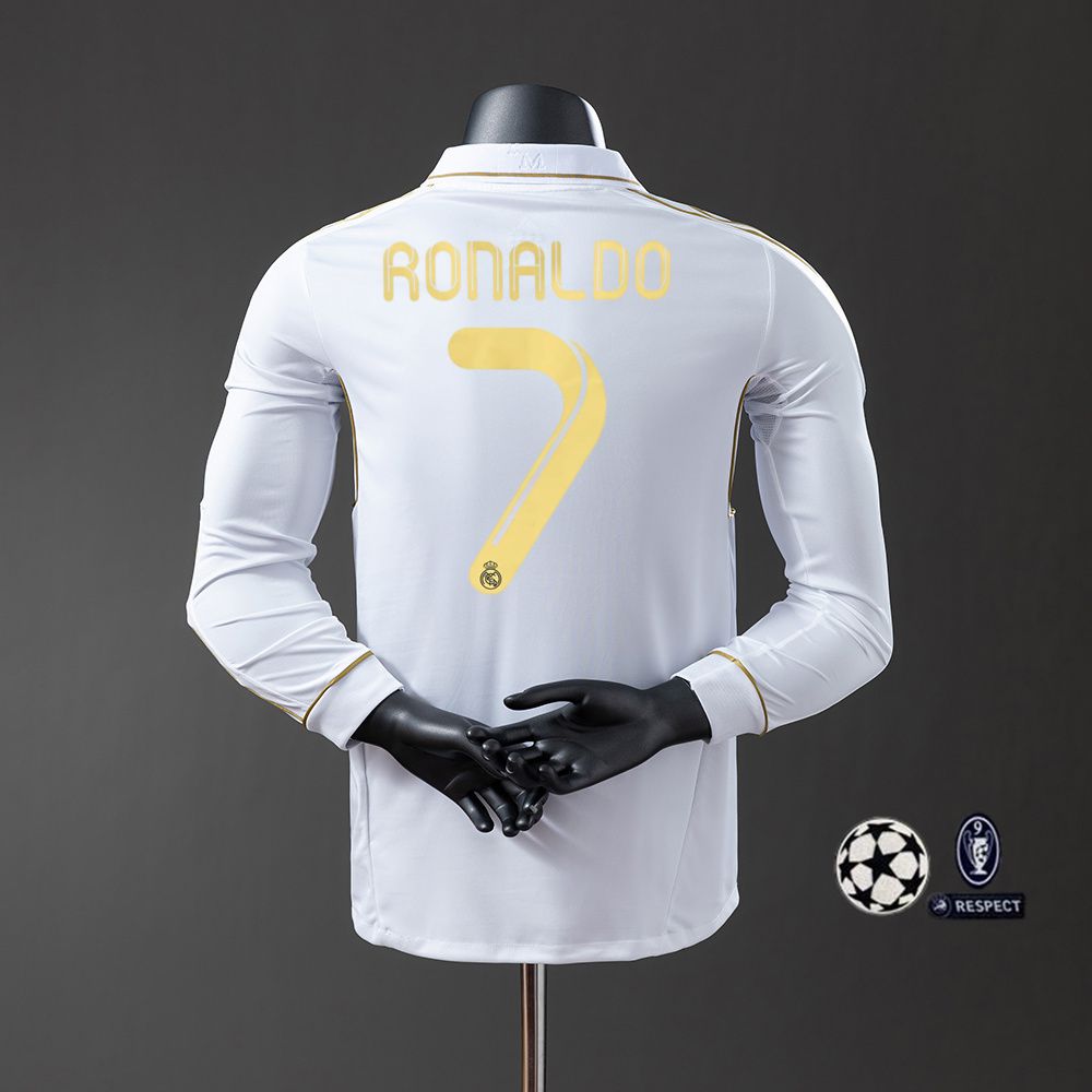 2011-12 REAL MADRID HOME LONG SLEEVE (PLAYER VERSION)