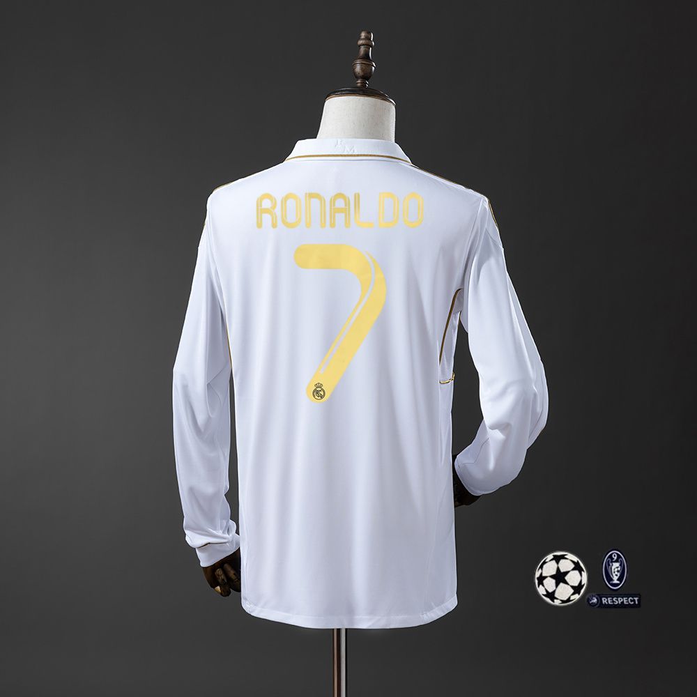 2011-12 REAL MADRID HOME LONG SLEEVE (FAN VERSION)