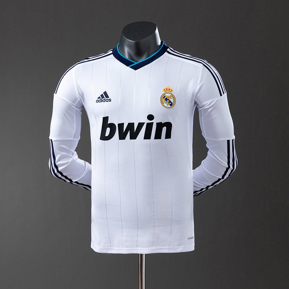 2012-13 REAL MADRID HOME LONG SLEEVE (PLAYER VERSION)