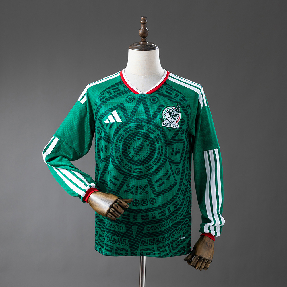 2026 MEXICO WORLD CUP HOME LONG-SLEEVE（FAN VERSION）